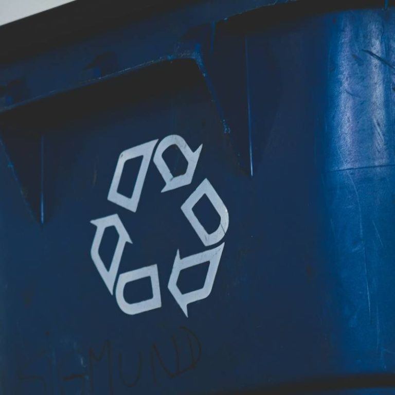 omgaan restafval door recyclen